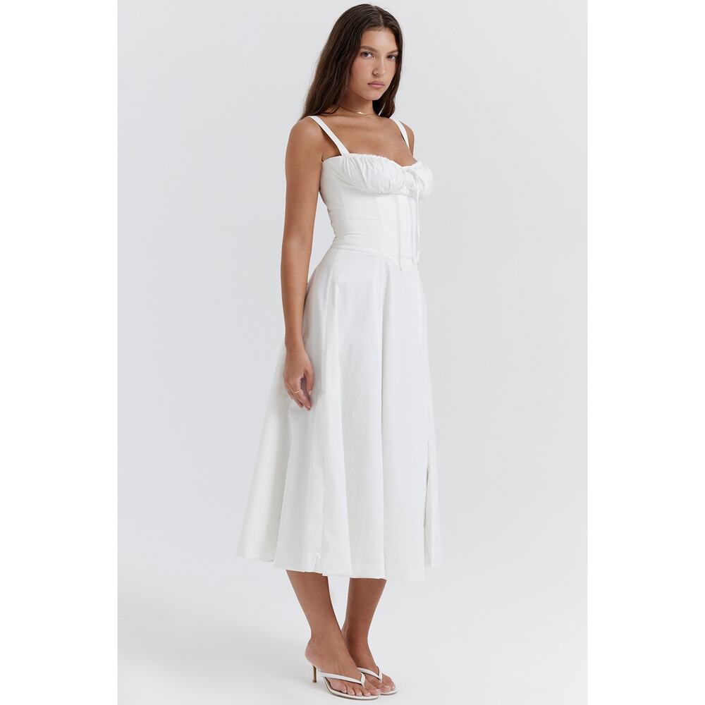 House of CB Carmen white bustier sundress - Picture 2 of 4